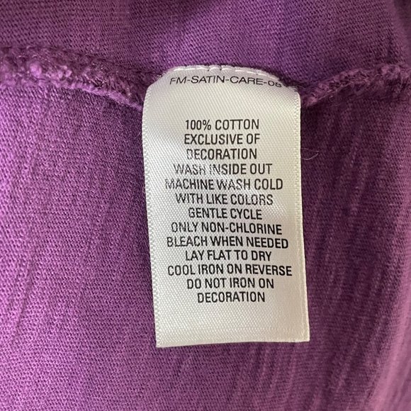 Great Northwest Indigo XL embroidered top purple cream - Picture 6 of 6